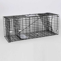 산짐승 들개 포획틀 철장 고양이 유인망 안전 통덫, 대형 (수납공간 있는 접이식)