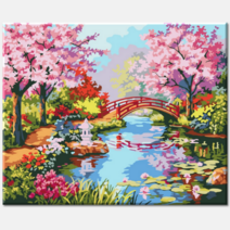 모모픽스페인팅 DIY명화그리기 40x50cm, J60 오리엔탈 가든