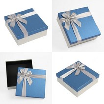 TWKL 스페셜 리본 선물상자 26X26CM 블루