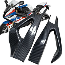 100 탄소 섬유 프리프레그 3k12k 33 오토바이 스윙암 커버 스윙 암 프로텍터 페어링 키트 bmw s1000rr 2019 2020 +, 능직물 광택