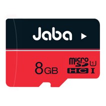JABA 마이크로SD MicroSD 8GB 레드 메모리카드 블랙박스 외장메모리카드