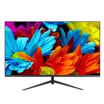 27인치 모니터 곡면 144HZ e스포츠 그래픽 데스크톱, 22인치 네로우 에지 75HZ 블랙