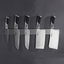 마그네틱 칼 꽂이 자석 거치대 실버 30cm, 상세페이지 참조, 상세페이지 참조