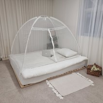 원터치 모기장 텐트, 화이트