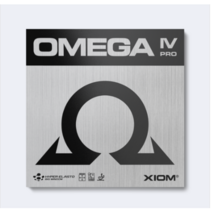 엑시옴 오메가 4 아시아 max 중급용 올라운드용 러버, 검정