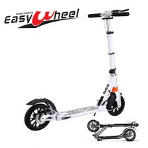 이지휠 V2 성인 접이식 킥보드, 화이트