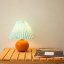 스탠드조명 책상 도서관 공부등 LED 뱅커 스탠드갓 레트로 램프 특이한 스텐드 뱅크 독서등, 전원 스위치 버튼, 오렌지 + 아이스 블루