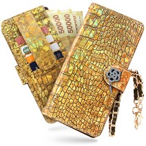 엘리제 프리미엄 고품격 원단의 카드수납 카드흘림방지 지폐수납 손목줄 체인 실버 꽃장식 지갑형 핸드폰케이스 휴대폰케이스 갤럭시A50 A21 A31 A51