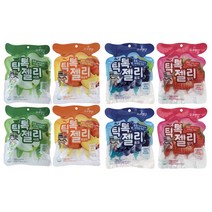 틱톡젤리 사과맛2봉 복숭아맛2봉 포도맛2봉 딸기맛2봉 세트, 1세트