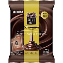 오리히로 프리미엄 곤약 젤리 1 케이스 20gX6개(말차), 초콜릿