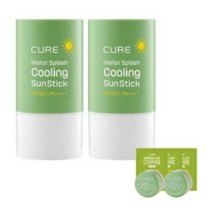 김정문알로에 큐어 쿨링 선스틱 SPF50+ PA++++ 23g x 2p + 체험키트, 3세트
