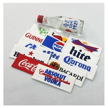 2시이전당일배송 주류 자수패치 주류와펜 음료와펜 자수와펜 와펜패치 주류자수패치, B2.바카디