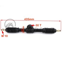 파워 스티어링 기어 랙 피니언 DIY 중국 ATV 이동 카트 버기 UTV 쿼드 바이크 300mm 420mm, 1.E