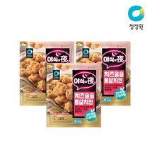 청정원 야식이夜 치즈시즈닝 뿌렸닭 420gX3/ 본사직송, 상세페이지 참조, 기타