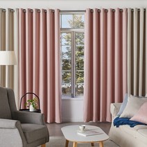 [모던하우스] [마이호텔]먼지없는 양면 암막커튼 핑크 130x240 2장_BL21SET01