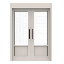 대림디움 루나D 베이직 양개형 여닫이 중문 1501∼1800, 진그레이/모루+방문형손잡이