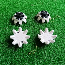 골프화 징 스파이크 10개/20개입, 20개, 화이트 블랙