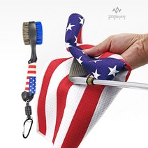 조그만 골프 골프채 세척 청소 골프수건 골프볼 타올 스포츠 타월 골프공 브러쉬 세트, 3. C타입 세트 (캐나다)