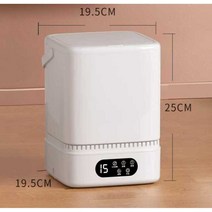 속옷 걸레 신발 미니탈수기 미니 소형 운동화 행주, 펄화이트살균모델(블루라이트살균/더블통분리세탁)