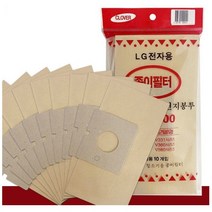 진공청소기용 먼지봉투10P VPF-300 LG전용 종이필터, 특가_상품선택_할인 x 10개, 10개