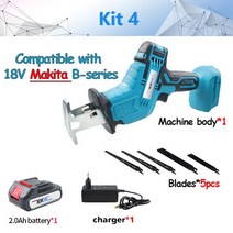 50Makita 18V 브러시리스 무선 전기 톱 원형 그라인더 폴리셔 세트, 04 saw with battery