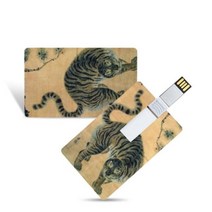 아트박스/이츠 USB 텔라 민속화(송하맹호도) 카드형 USB 32GB, 본품