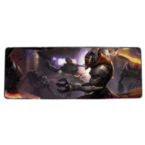 롤 LOL 디자인 마우스 패드 79종 시리즈 리그 오브 레전드 장패드 3mm 두께, 800x300mm + 3mm개, 갈색 저거너트