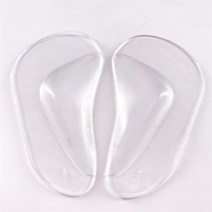 평발교정 아치깔창 기능성 패드 기 전문 지원 기 신 쿠션 삽입 실리콘 젤 정형, 투명한, l 성인용