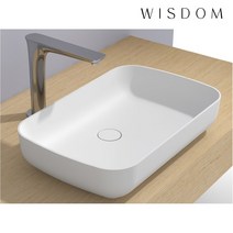 WD-38653/탑볼세면기/액상아크릴/세면대/WISDOM/아이스톤/iStone/WD38653, 미포함, 1개