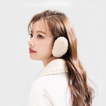 1+1 구우스 추운 한겨울에도 하나도 안춥귀 따뜻한 분리형 귀마개 2p, 고급형, L, 아이보리
