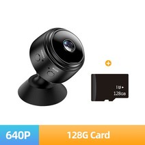 CCTV A9 640P Tuya 와이파이 미니 IP 카메라 홈 Hd 나이트 비전 보안 캠 CCTV 실내 무선 TF 카드 감시, 04 Camera 128G