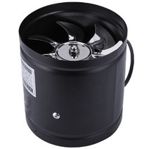 환풍기 창고 천장 벽 사무실 욕실 거실 환기 루버 4 inch 인라인 덕트 air ventilator 금속 파이프 미니 덕트 액세스, 검은색