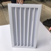 커버 갤러리창 빗물 방수 커버 통풍 창틀 환기구 셔터, 외경300×300개구부250×250알루미늄합금