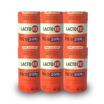 종근강건강 락토핏 코어맥스 6통 12개월분 장건강 프로바이오틱스, 1통 60포