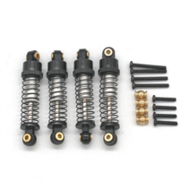 금속 충격 흡수기 오일 댐퍼 FMS FCX24 1/24 RC 크롤러 자동차 업그레이드 부, 01 Black
