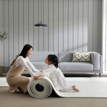 제로벨 PVC 층간소음방지 롤 매트 폭 140cm x 6m 15T 유아 어린이 놀이방매트, 테라조
