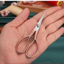 나사산공구 드릴비트 나사선 나사산가공 실란트 스테인레스 스틸 빈티지 가위 바느질 패브릭 커터 자수 가위 재단사 가위 실 가위 도구 바느질 가위, 15-11.2x4.5cm