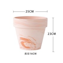 그로브팟 공장 직판 마끼아또 백도토 화분 통기소바 다육녹식 홍도분 대구경, 홍도, 마끼아또25*23(1개특가)