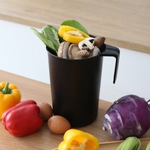 음식물쓰레기통 2L 3컬러 위생적인 밀폐형 음식물 쓰레기통 원룸소품 집꾸미기 생활템 신혼라이프 음식물통 음쓰통, 아이보리