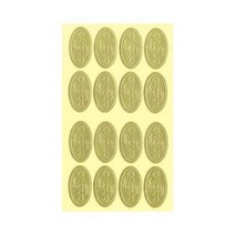 세모네모 청첩장라벨 10-809 4장X20개입 감사 타원 33x18 스티커