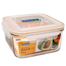 유리반찬통 냉장고반찬통 삼광 템퍼맥스 내열강화유리 정사각 사이즈선택, 2600ml
