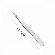 공구스테인레스 스틸 430 안티 요오드 의료 족집게 긴 스트레이트 12.5cm-30cm 헤드 팔꿈치 수리 핸드 툴, a, 12.5cm