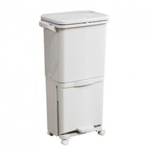 분리수거함 2단 분리 바퀴달린 쓰레기통 휴지통, 본상품선택