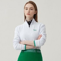 [빠른출고]/르꼬끄 GOLF 여성 아트워크 반집업 티셔츠