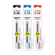 자바 제트3볼 제트3볼M 리필심 멀티펜 볼펜심 셀렉트 0.38mm 유성심, 검정