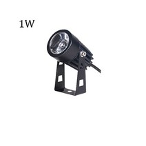 1W 야외 정원 조경 220V LED 잔디 램프 COB 방수 Led 투광기, 01 1W_20 4000K DC12V Spike