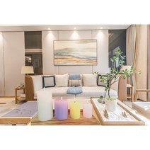 국산 아로마 천연 캔들 라이타 필라 향초 특대 610g 티라이트인테리어 소품 집들이 선물, 라벤더