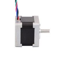 스텝모터 Nema 14 중공 축 스테퍼 모터 34mm 1.8deg 18Ncm(25.5oz.in) 0.8A CNC 3D 프린터 용 4 리드, 한개옵션0