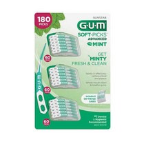 검 소프트픽스 어드밴스드 민트 180개입 GUM Soft-Picks Advanced Mint 180-count