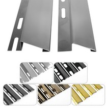 경사 코너비트 벽 모서리 몰딩 마감재 타일 코너비드 쫄대 재료분리대 F TYPE 2.4m, 12mm, 헤어라인, 경사 코너비드 블랙